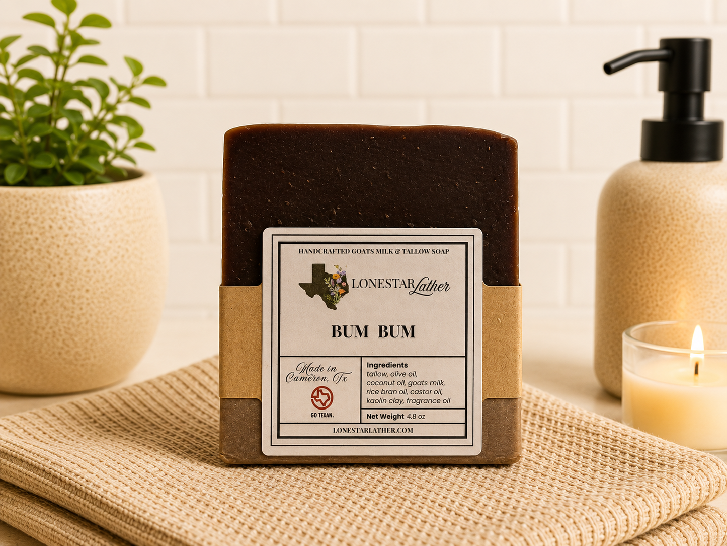 Bum Bum- Goats Milk & Tallow Handcrafted Doap