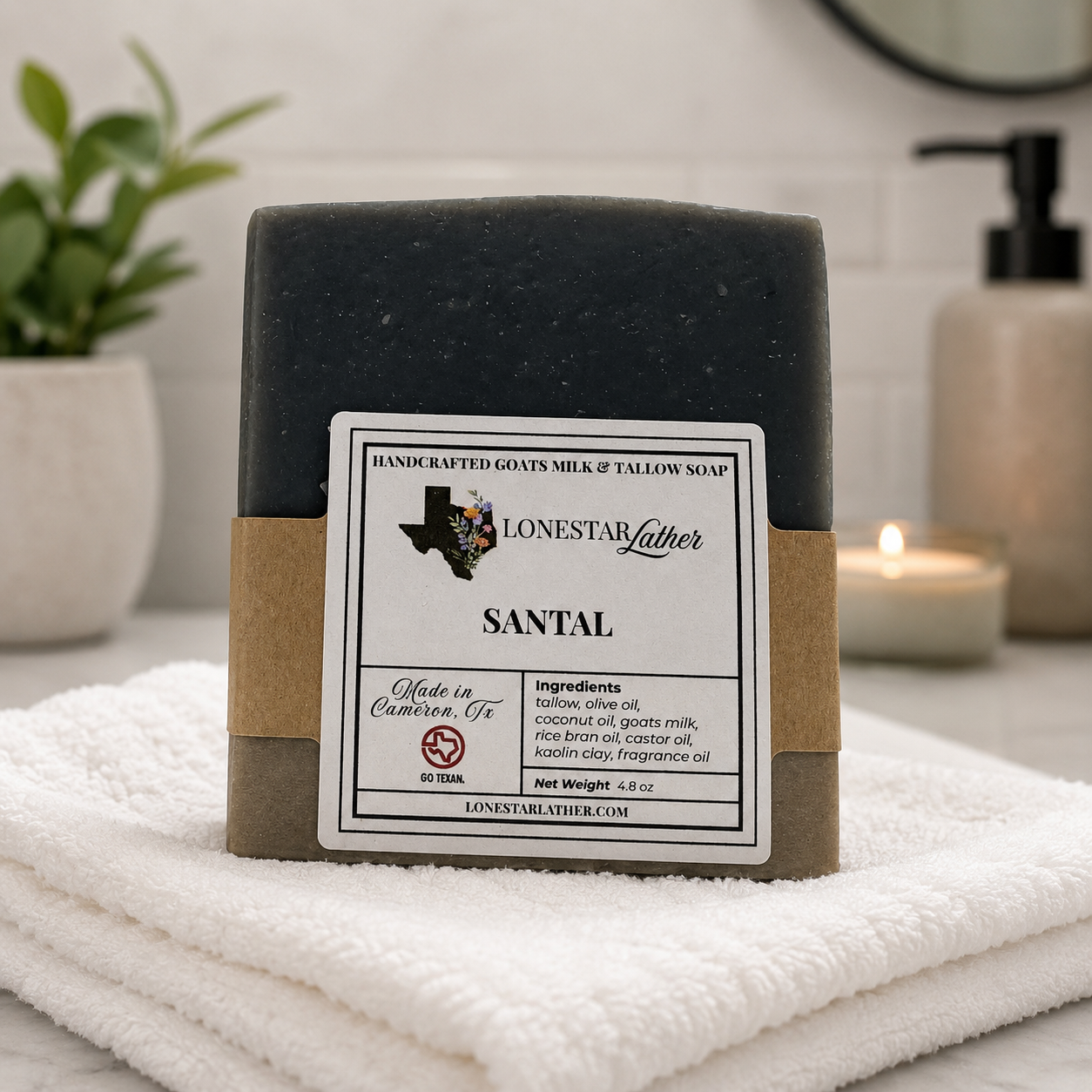 Santal Goats Milk & Tallow Handcrafted Soap
