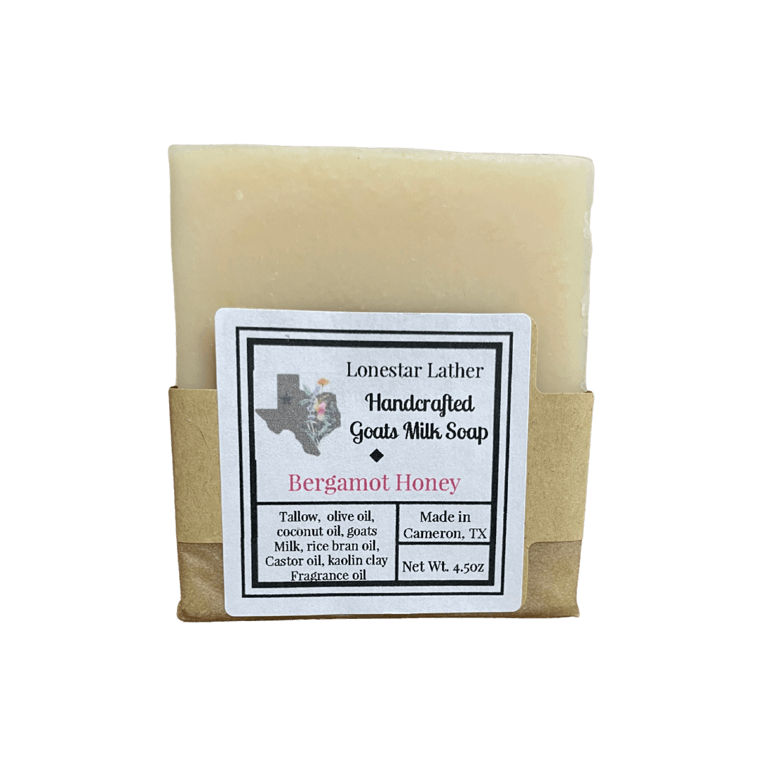 Goat Milk Tallow Soap -Bergamot Honey