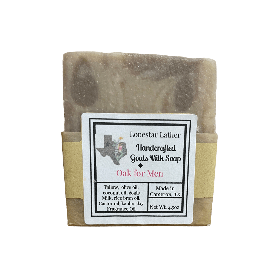 Goat Milk Tallow Soap -Oak For Men