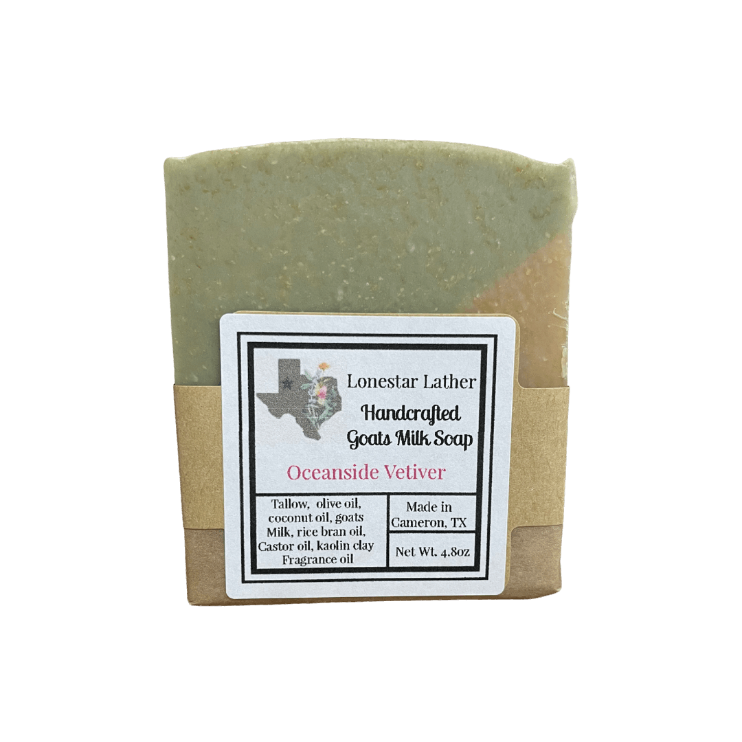 Goat Milk Tallow Soap -Oceanside Vetiver