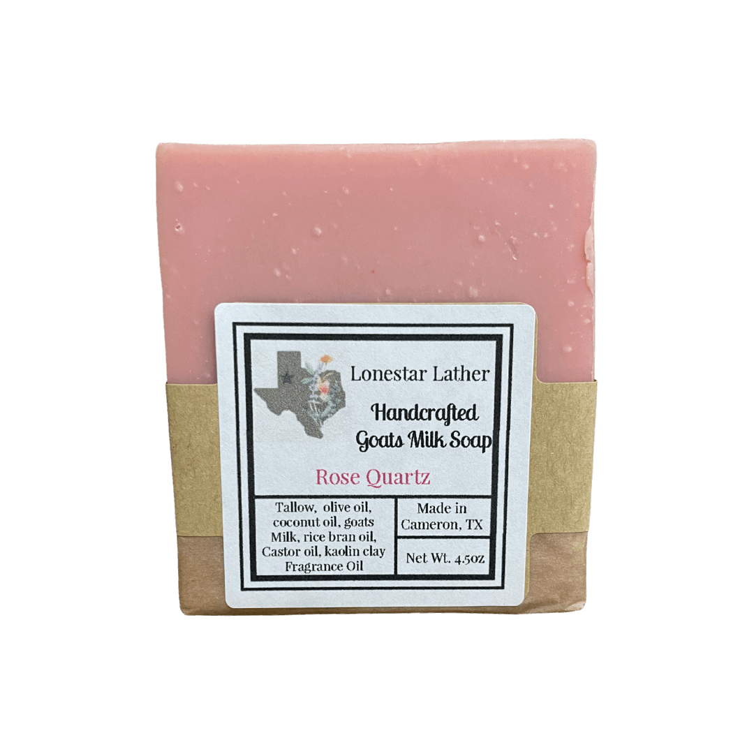 Goat Milk Tallow Soap - Rose Quartz