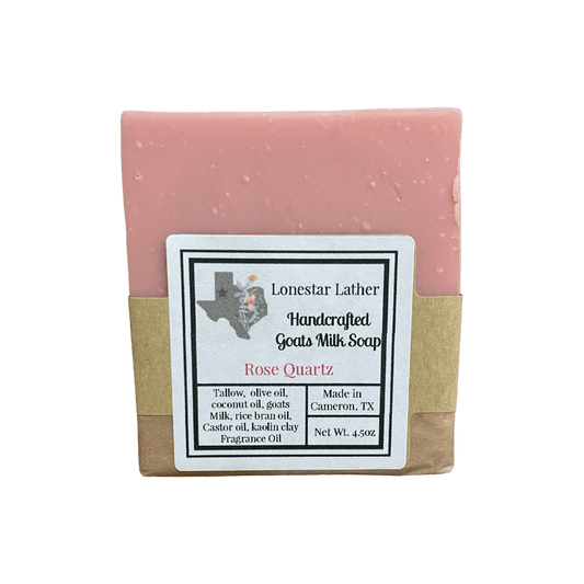 Goat Milk Tallow Soap - Rose Quartz