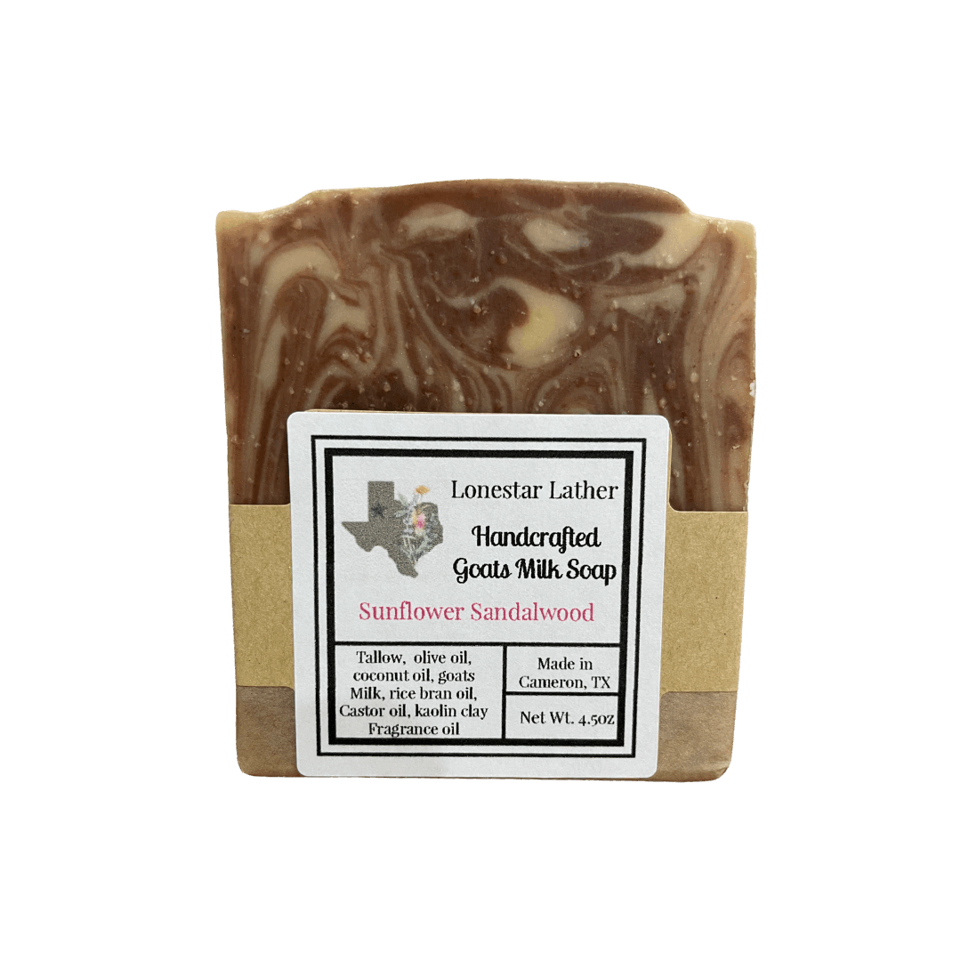 Goat Milk Tallow Soap - Sunflower Sandalwood