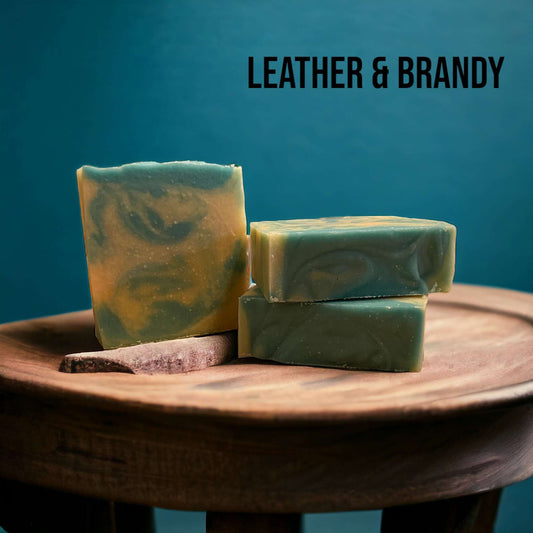 Goats Milk Soap - Leather & brandy