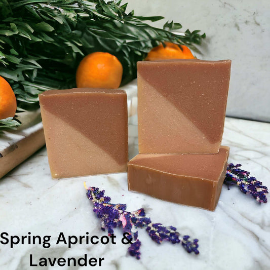 Goats Milk Soap - Spring Apricot & Lavender