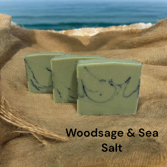 Goats Milk Soap - Woodsage & Sea Salt