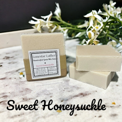 Goats Milk Soap - Sweet Honeysuckle