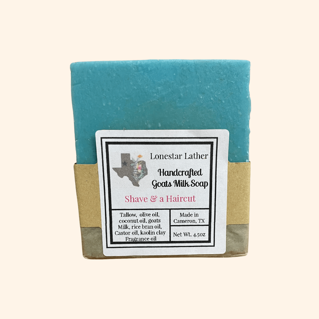 Handcradfted Goat Milk Tallow Soap -Shave & A Haircut
