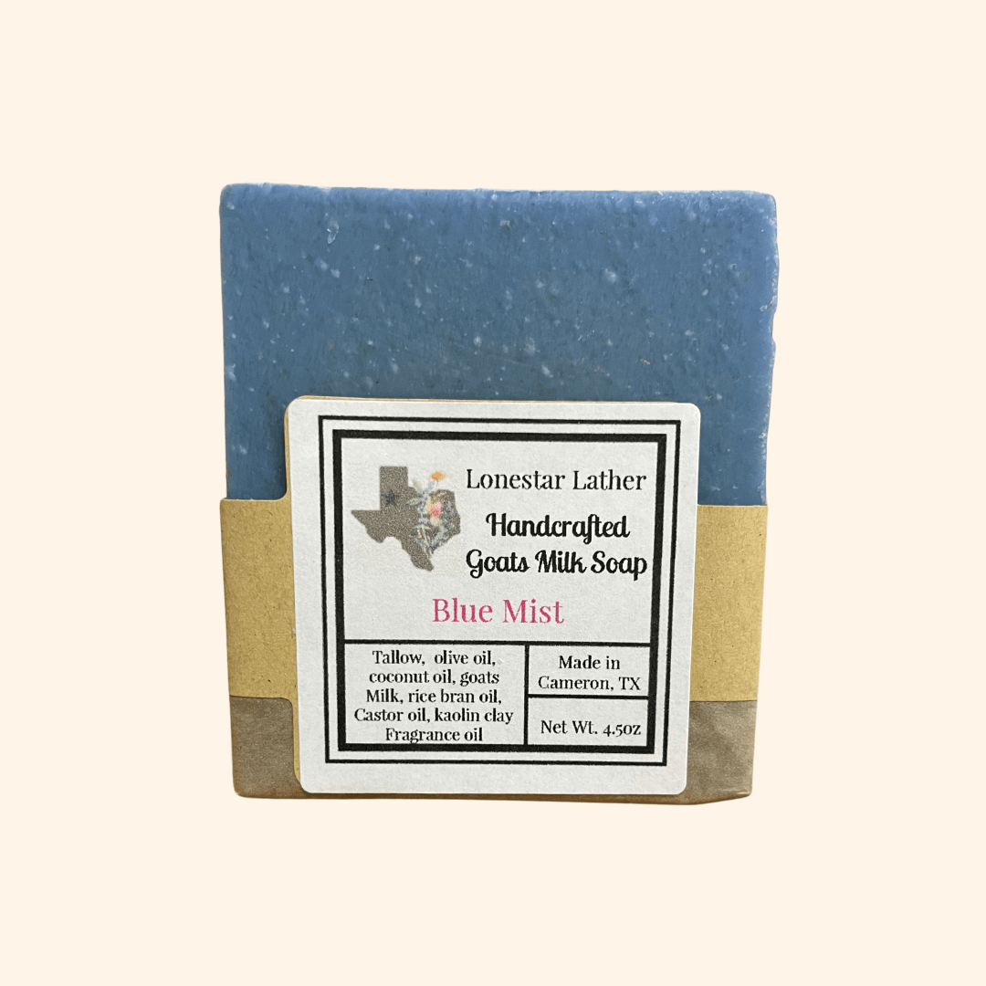Handcrafted Goat Milk Tallow Soap -Blue Mist