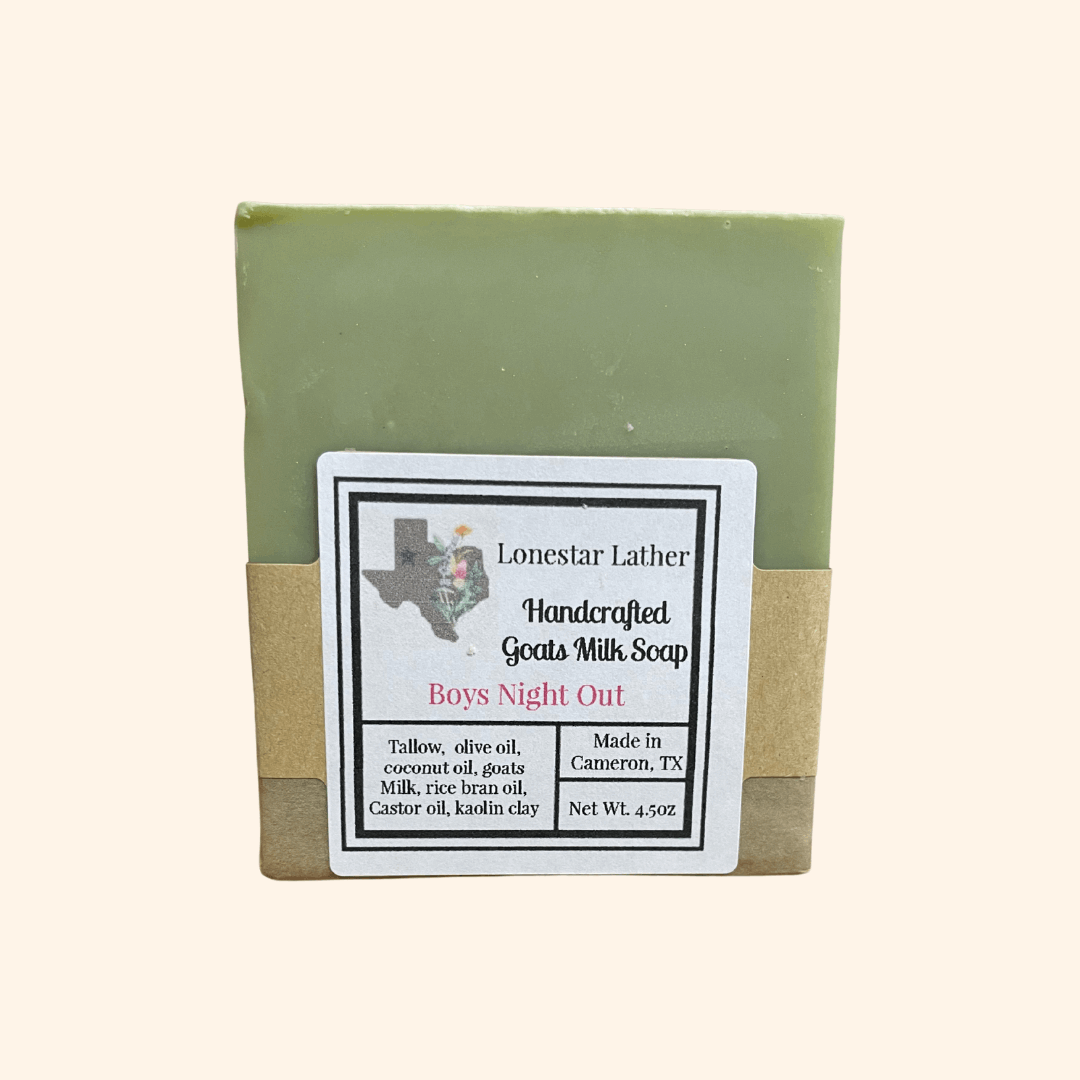Handcrafted Goat Milk Tallow Soap-Boys Night Out