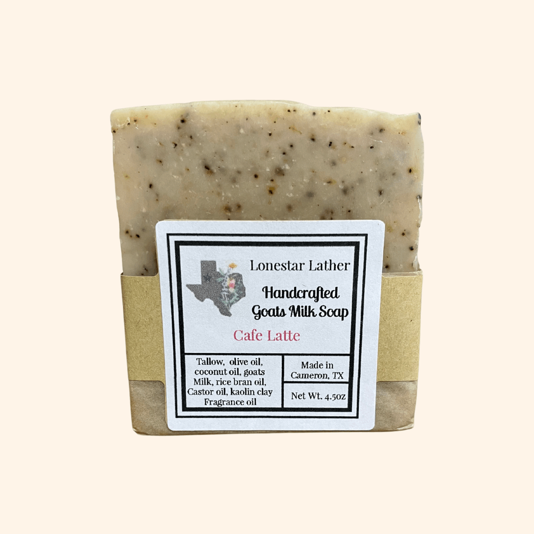 Handcrafted Goats Milk Tallow Soap - Cafe Latte