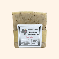 Handcrafted Goats Milk Tallow Soap - Cafe Latte