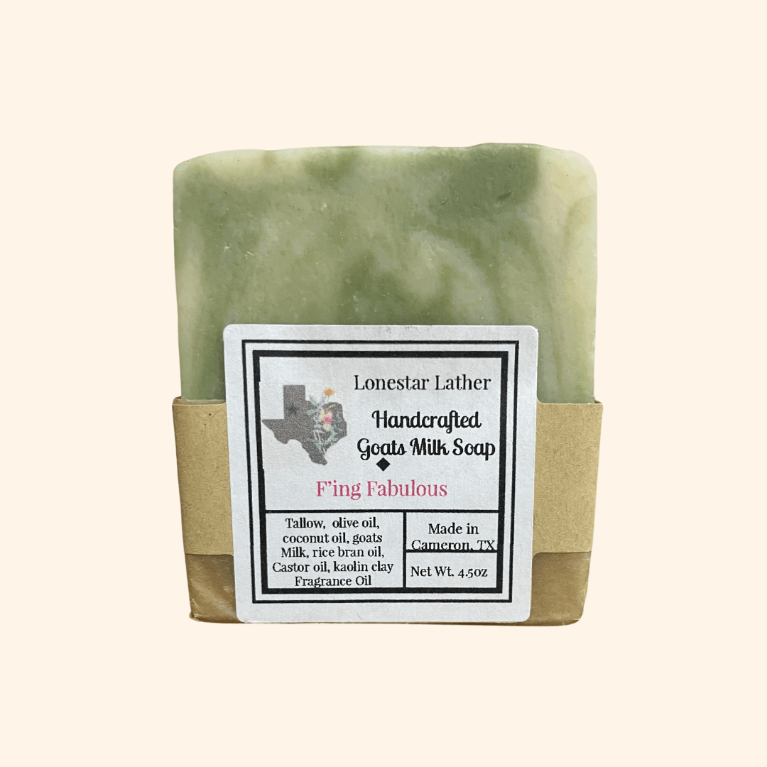 Handcrafted Goat Milk Tallow Soap -F_is_for_Fabulous