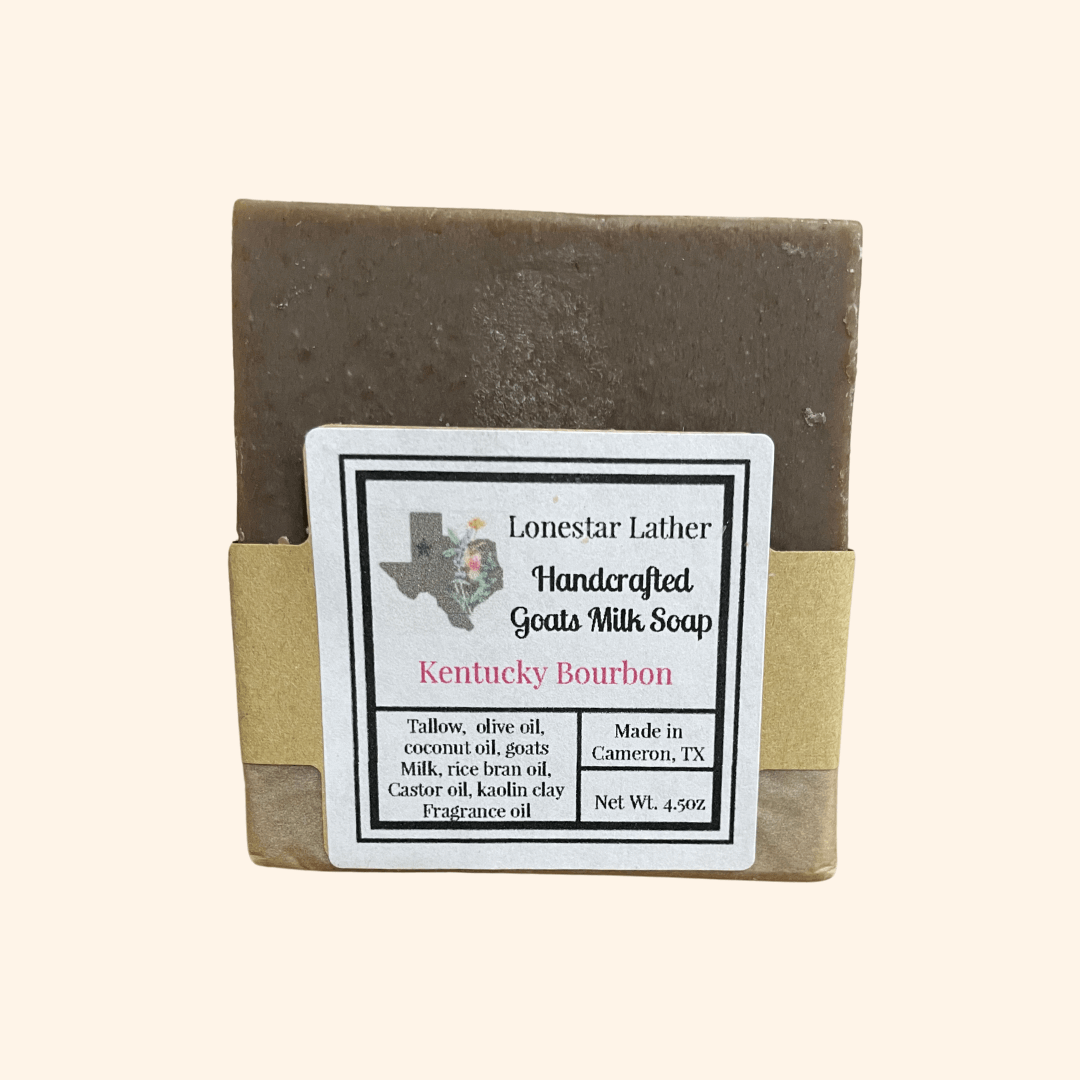Handcrafted Goat Milk Tallow Soap -Kentucky Bourbon
