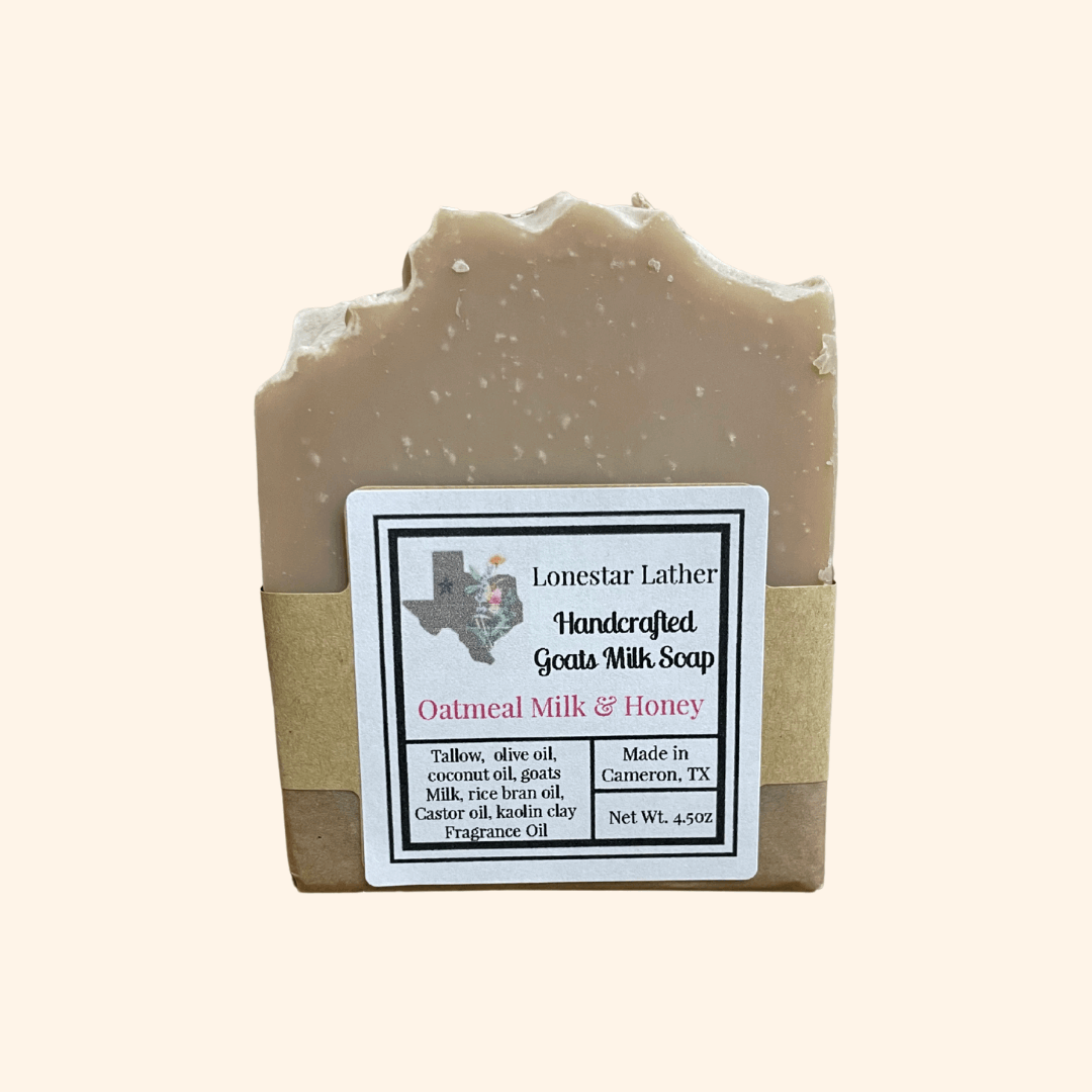 Handcrafted Goat Milk Tallow Soap-Oatmeal Milk & Honey