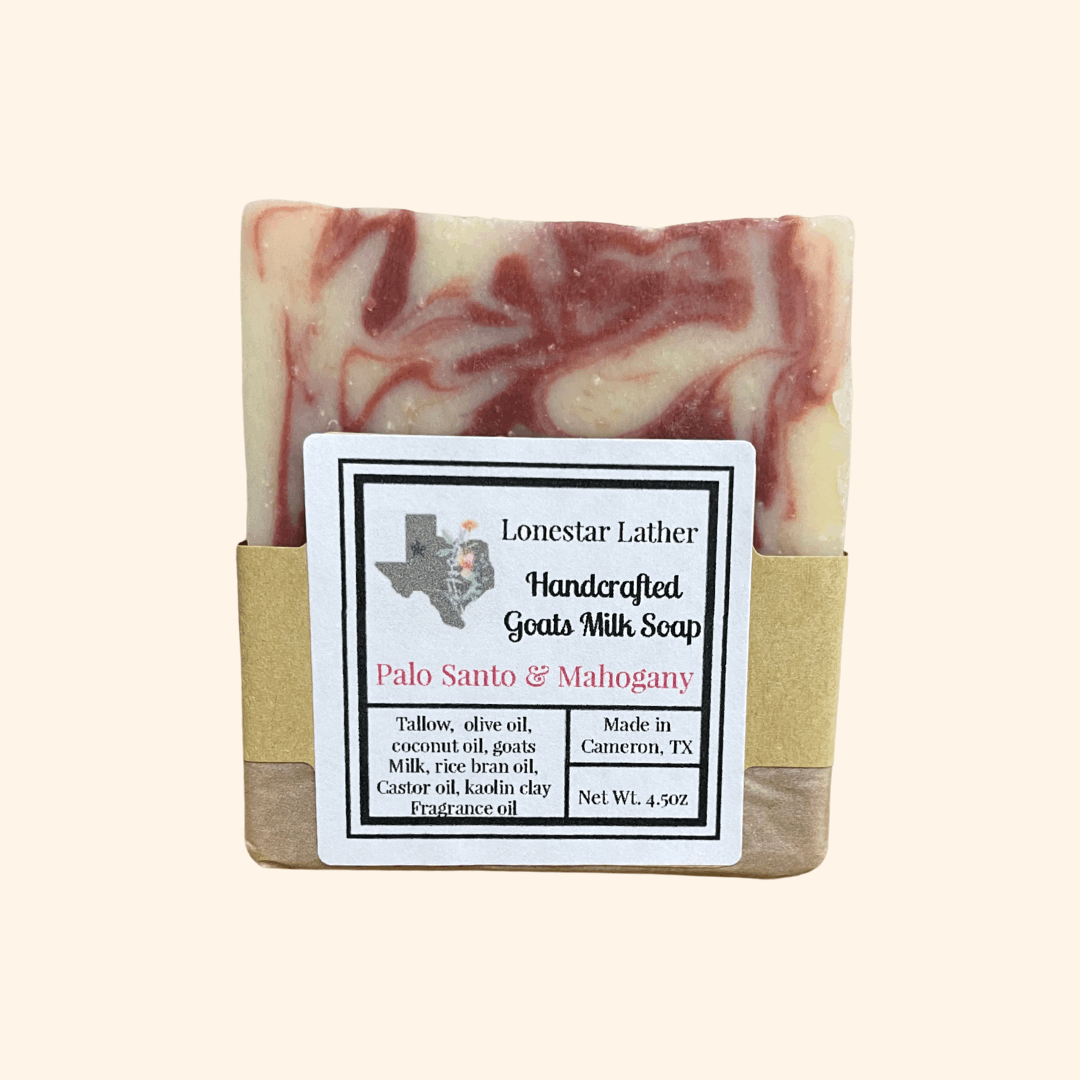 Handcrafted Goat Milk & Tallow Soap - Palo Santo & Mahogany