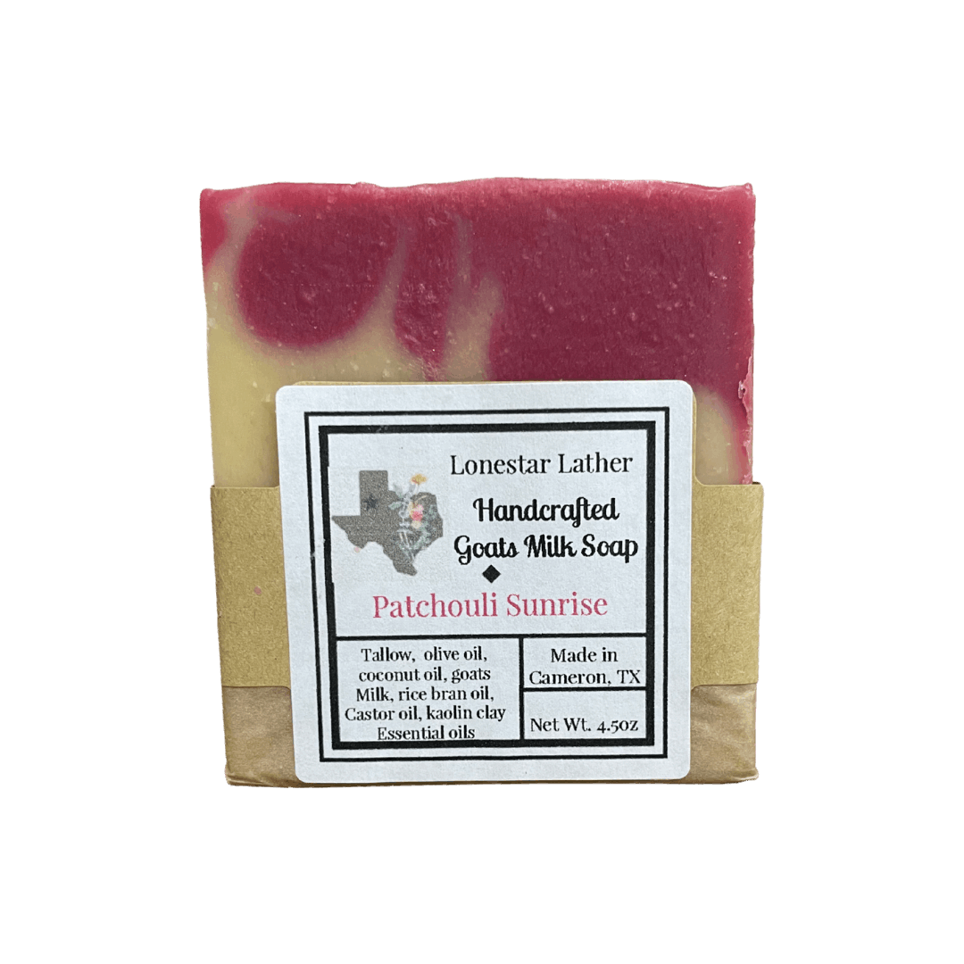 Handcrafted Goat Milk & Tallow Soap -Patchouli Sunrise
