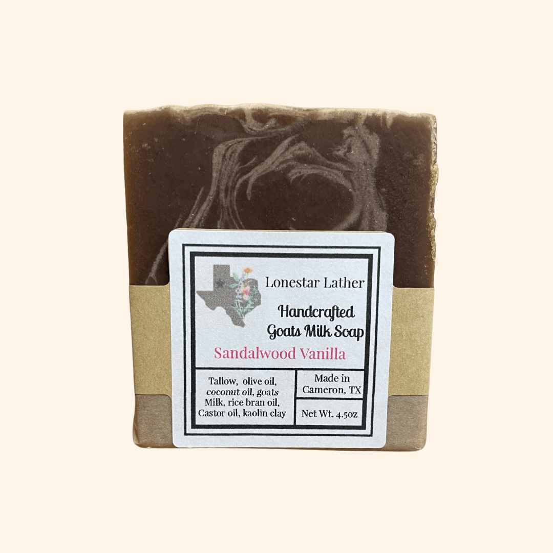 Handcrafted Goat Milk Tallow Soap -Sandalwood Vanilla