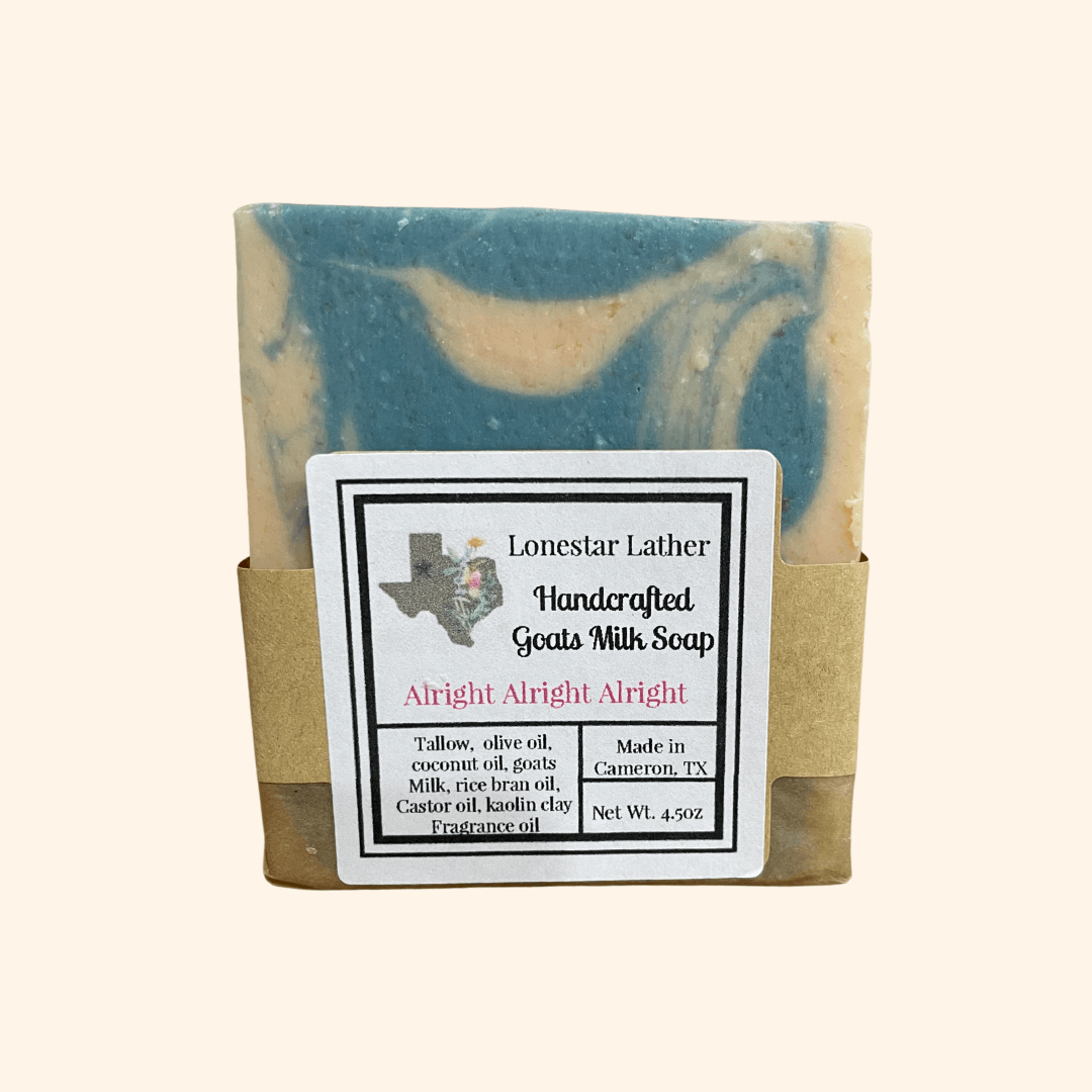 Handcrafted Goats Milk & Tallow Soap - Alright Alright Alright