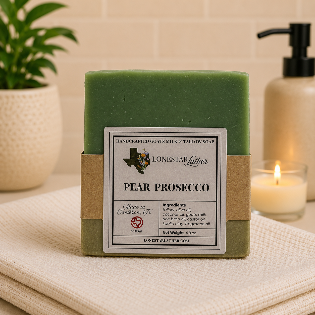Pear Prosecco - Goat Milk & Tallow Soap
