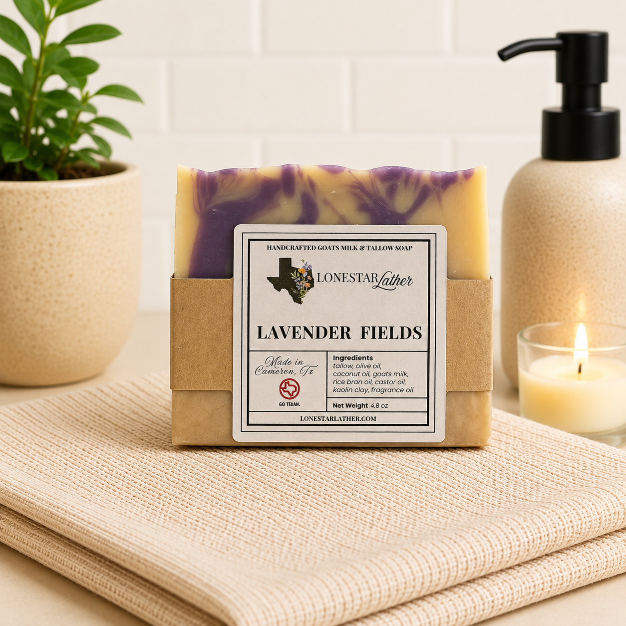 Lavender Fields - Goat Milk & Tallow Soap