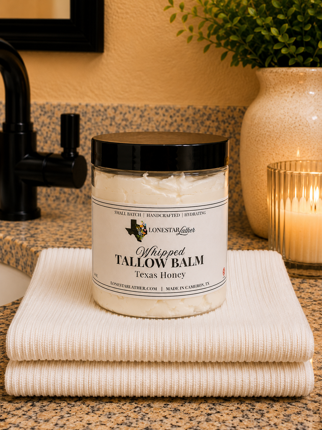 Whipped Tallow Balm - Texas Honey