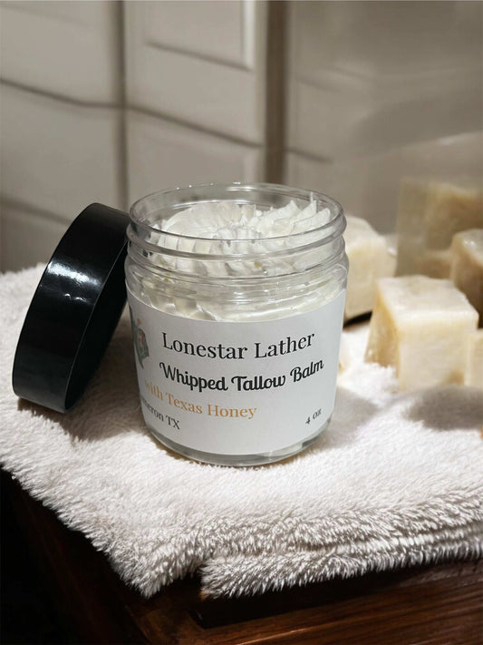 Whipped Tallow Balm with Texas Honey - 4oz