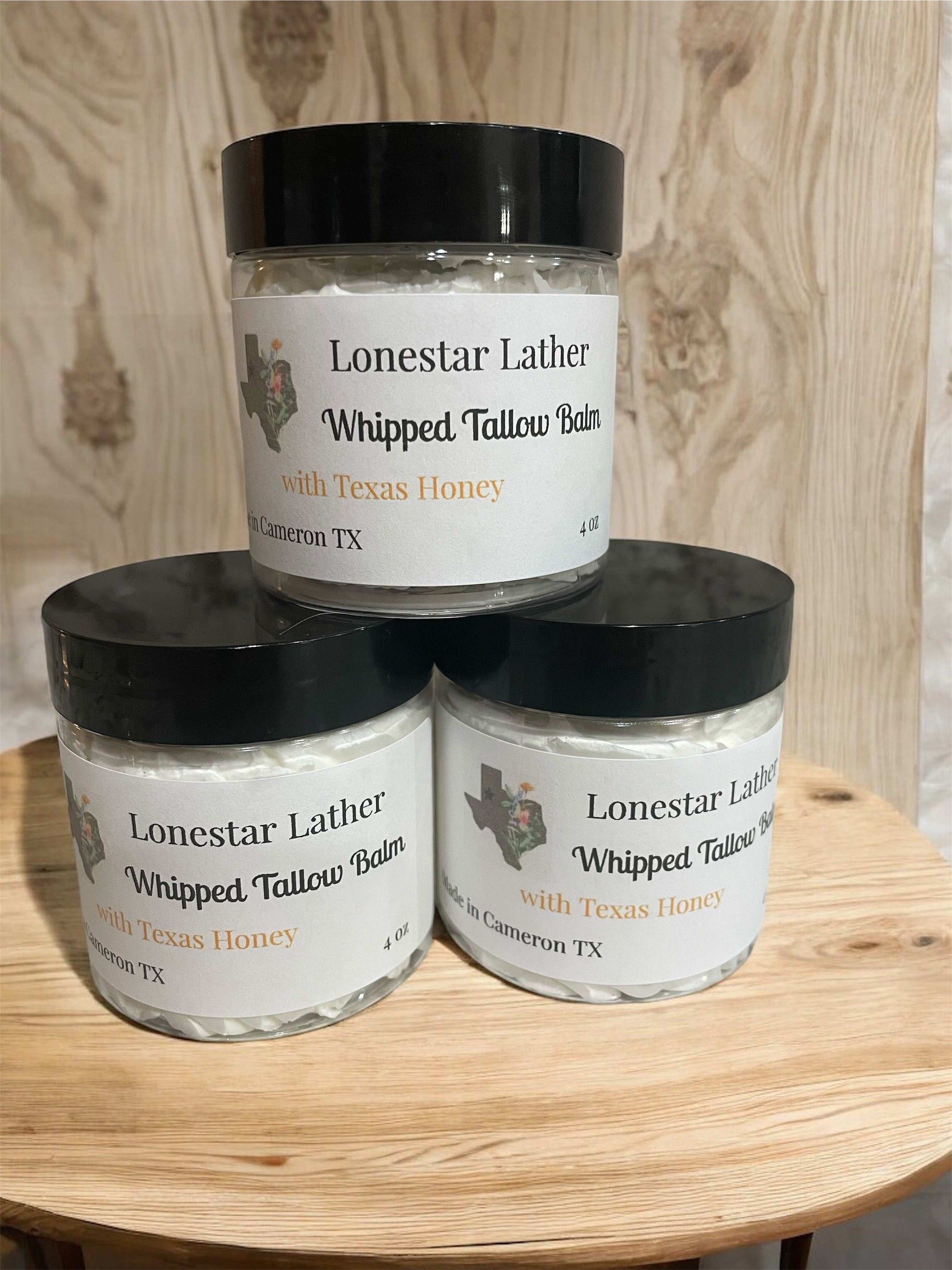 Whipped Tallow Balm with Texas Honey
