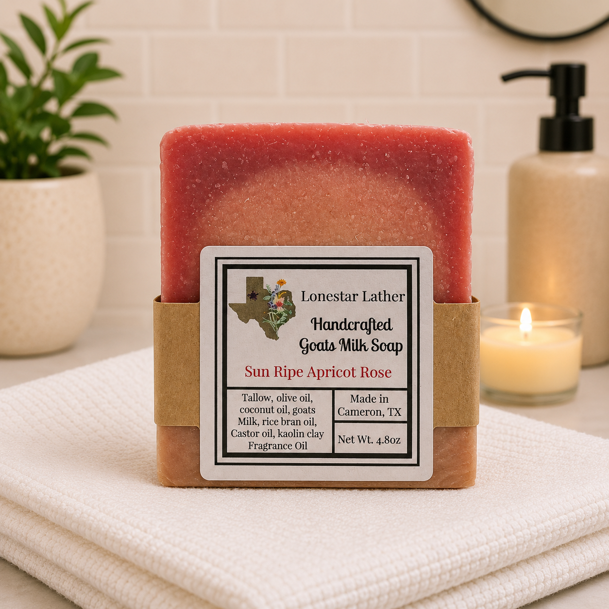 Sunripe Apricot Rose - Goat Milk & Tallow Soap