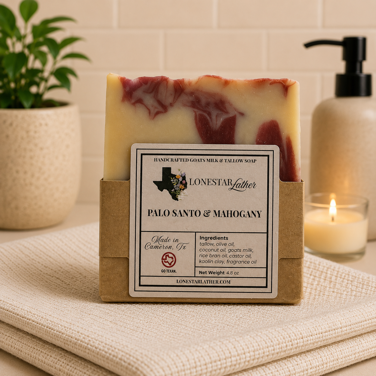 Palo Santo & Mahogany - Goat Milk & Tallow Soap