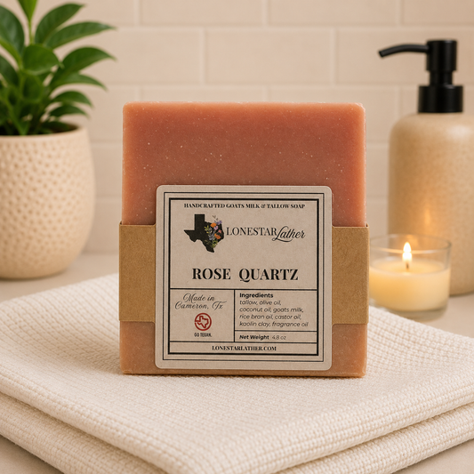 Rose Quartz - Goat Milk & Tallow Soap