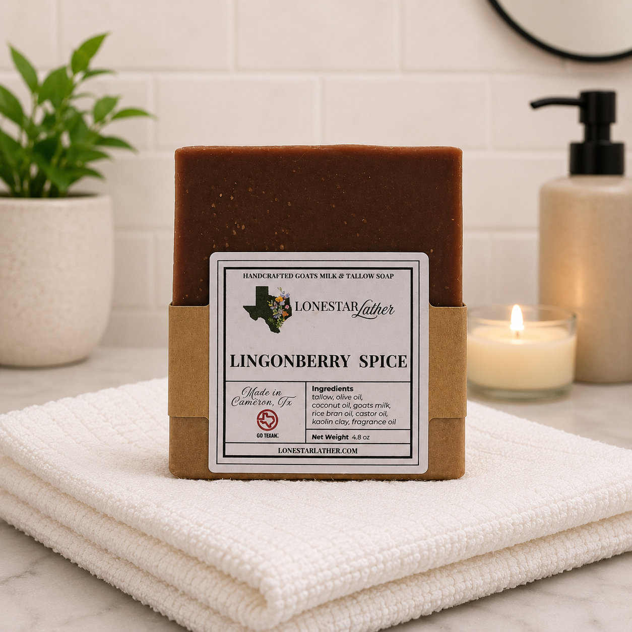 Lingonberry Spice - Goat Milk & Tallow Soap