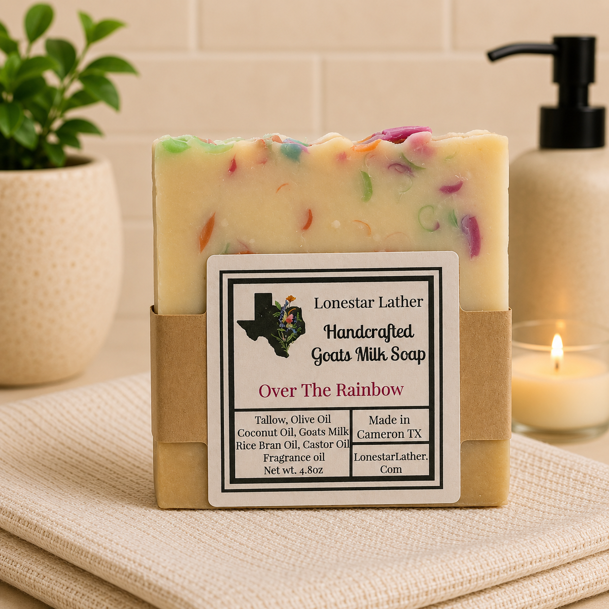 Over The Rainbow - Goats Milk & Tallow Handcrafted Soap