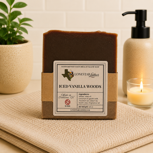 Iced Vanilla Woods - Goats Milk & Tallow Handcrafted Soap