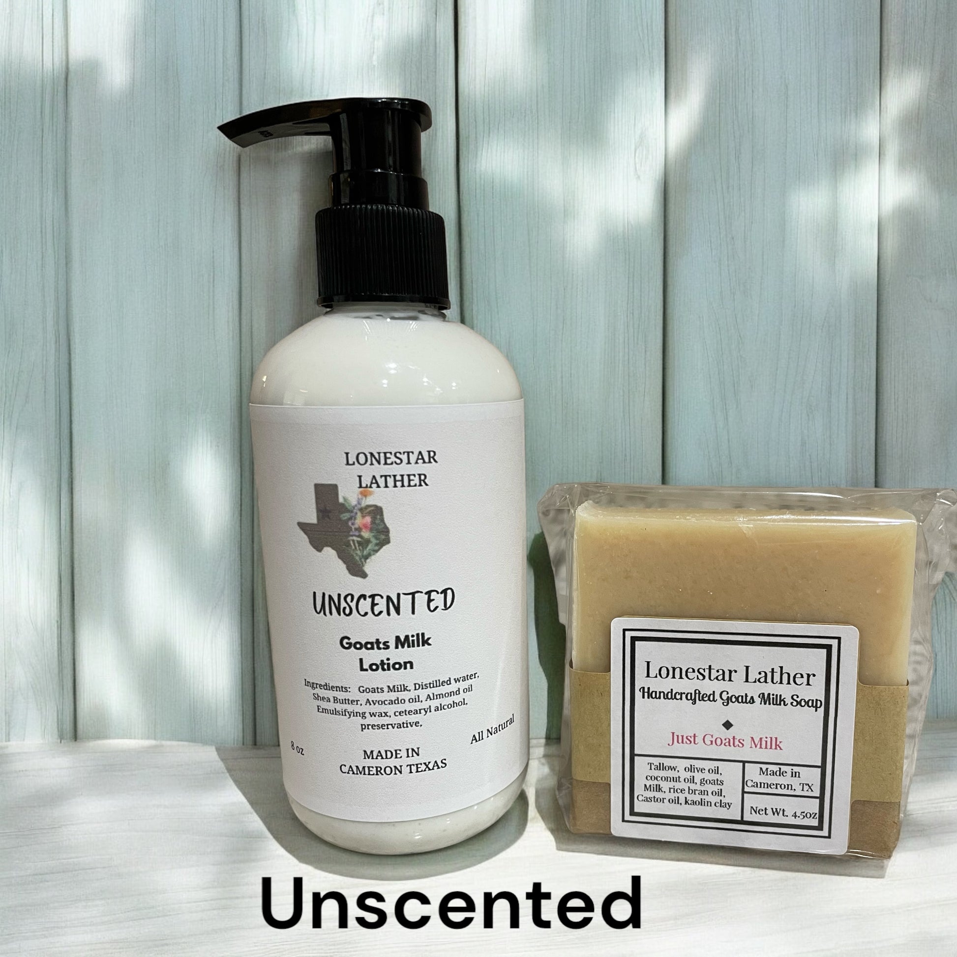 Goats Milk Soap and Lotion Set - Unscented