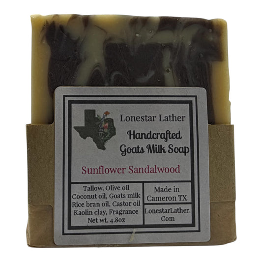 Sunflower Sandalwood - Goat Milk & Tallow Soap
