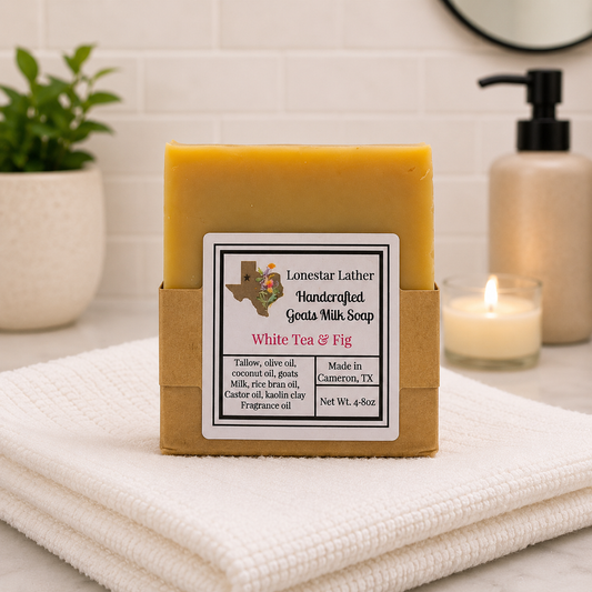 White Tea & Fig - Goat Milk & Tallow Soap