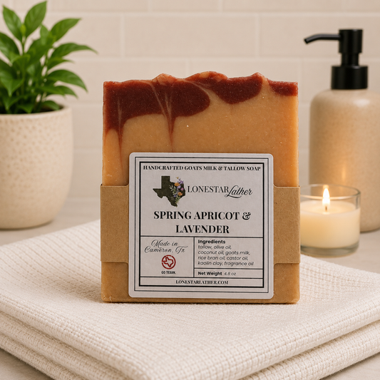 Spring Apricot & Lavender - Goat Milk & Tallow Soap