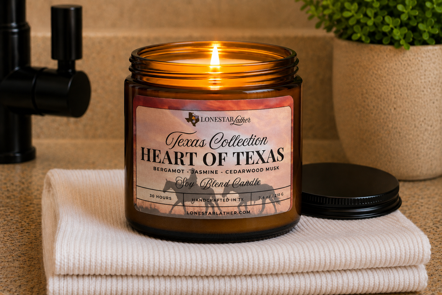 Heart of Texas - Soy Blend Candle