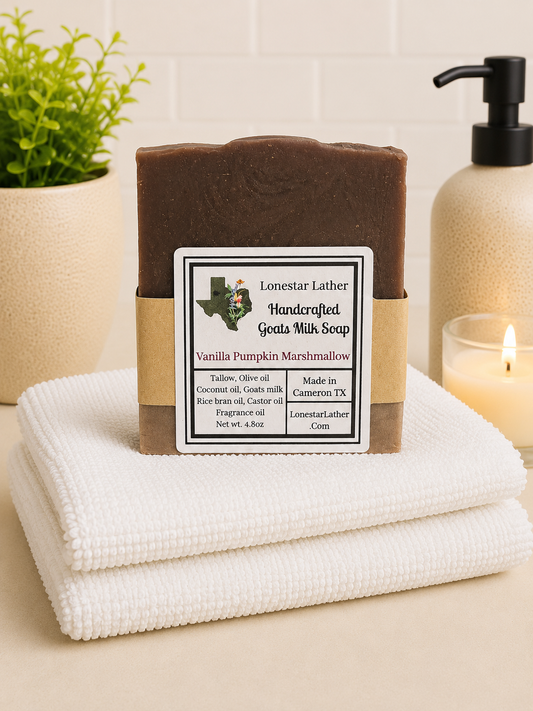 Vanilla Pumpkin Marshmallow - Goat Milk & Tallow Soap