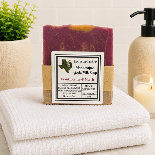 Frankincense and Myrrh - Goat Milk & Tallow Soap
