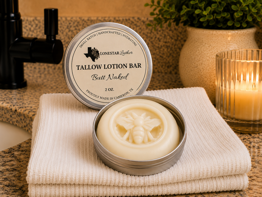 Tallow Lotion Bar - Butt Naked