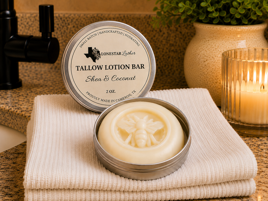 Tallow Lotion Bar - Shea & Coconut