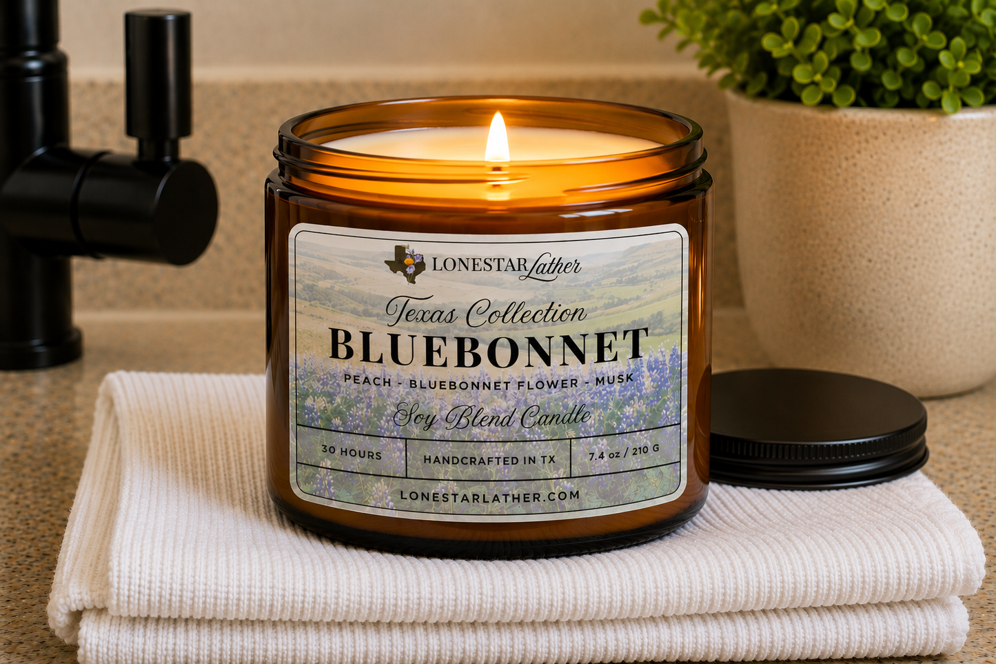 Texas Bluebonnet - Soy Blend Candle