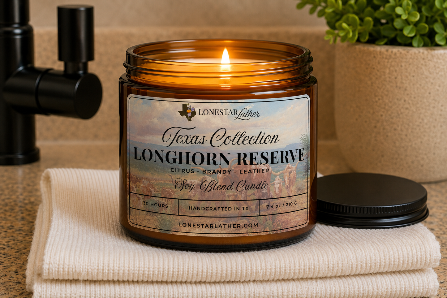 Longhorn Reserve - Soy Blend Candle